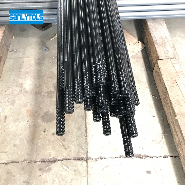 R32 drill rod for furnace tapping